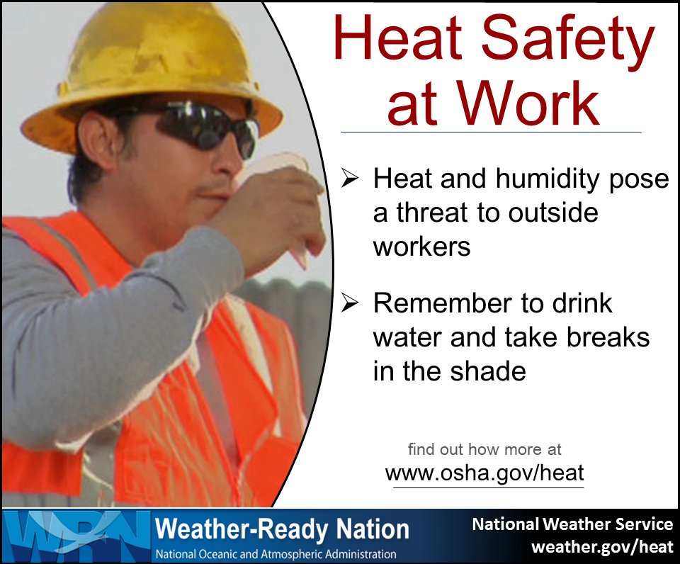 Heat safety at work